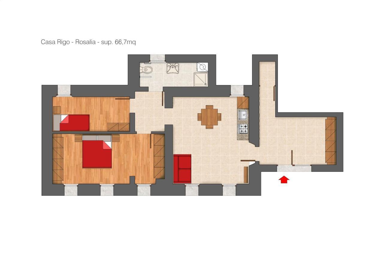 Albergo Diffuso Polcenigo Casa Rigo Eksteriør billede